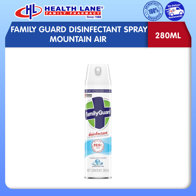 FAMILY GUARD DISINFECTANT SPRAY- MOUNTAIN AIR (280ML)